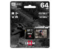 GOODRAM 64GB SDXC IRDM 100MB/s UHS-I U3 V30 - 604908 - zdjęcie 3